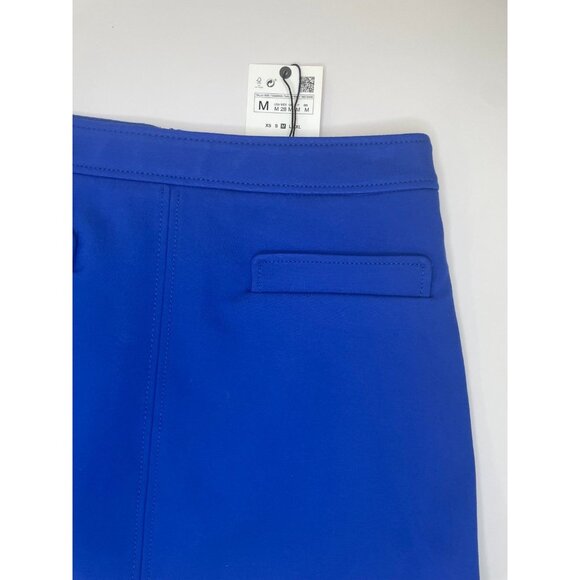 NWT ZARA MINI SKIRT WITH POCKETS Ink blue Medium - Picture 8 of 10